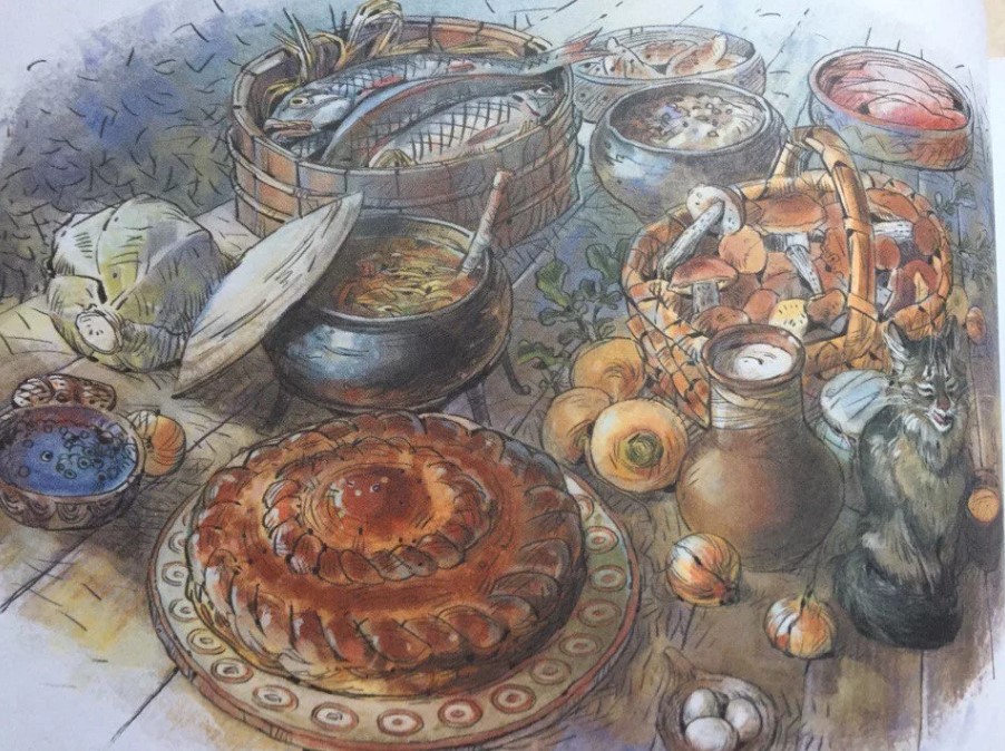Какими продуктами питались в Древней Руси?