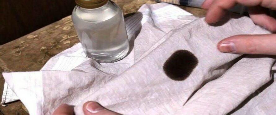 Как можно вывести масляное пятно с одежды